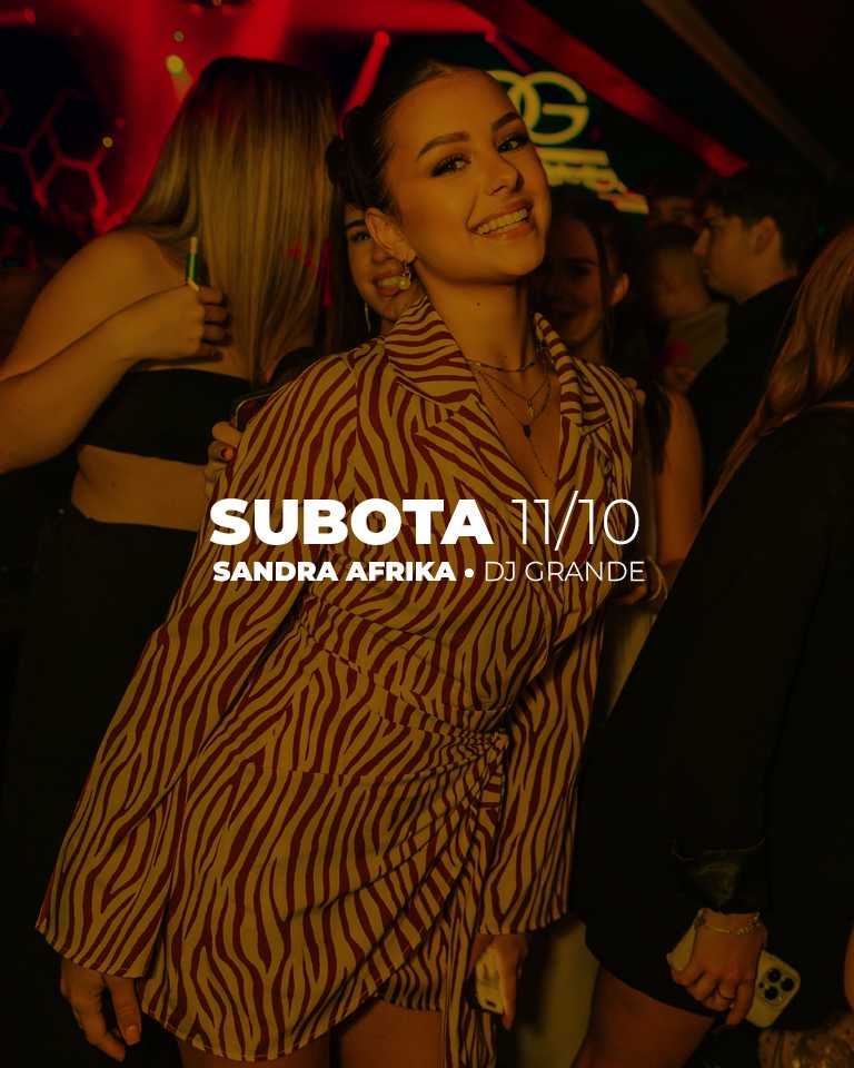 Sandra Afrika • Subota 11.10.