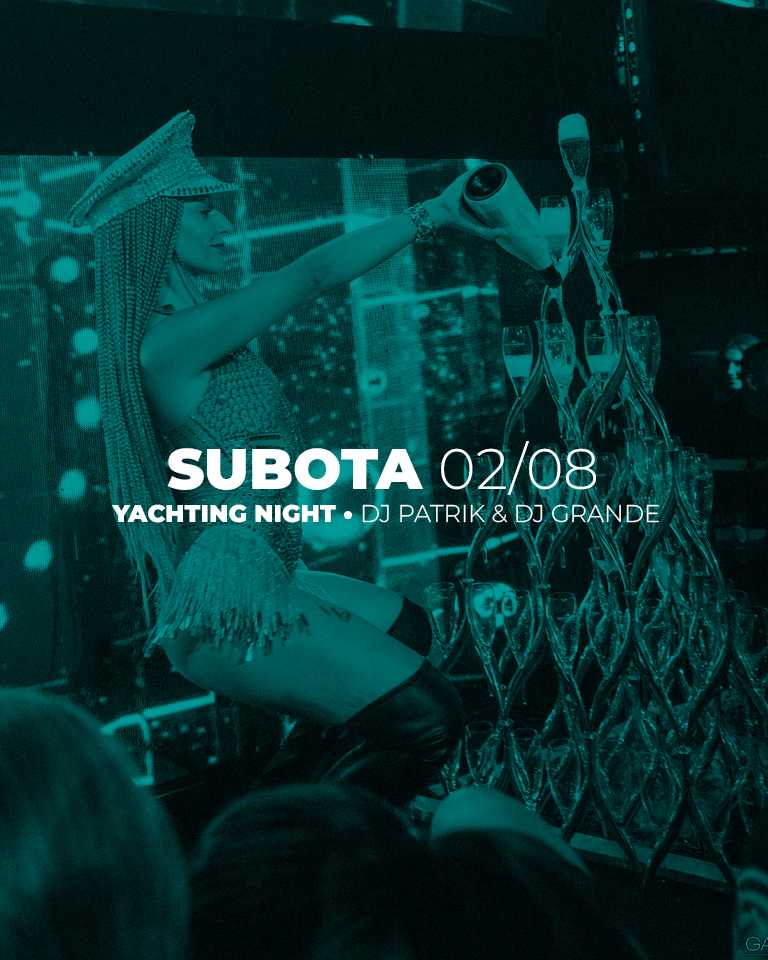 Yachting night • Subota 02.08.